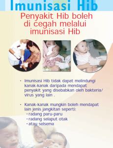 Berikut dilampirkan jadual imunisasi kementerian kesihatan malaysia 2016 yang terbaru seperti di bawah ini: Imunisasi 19 - Info Sihat | Bahagian Pendidikan Kesihatan ...