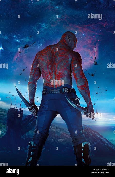 Dave Bautista Guardians Of The Galaxy 2014 Stock Photo Alamy