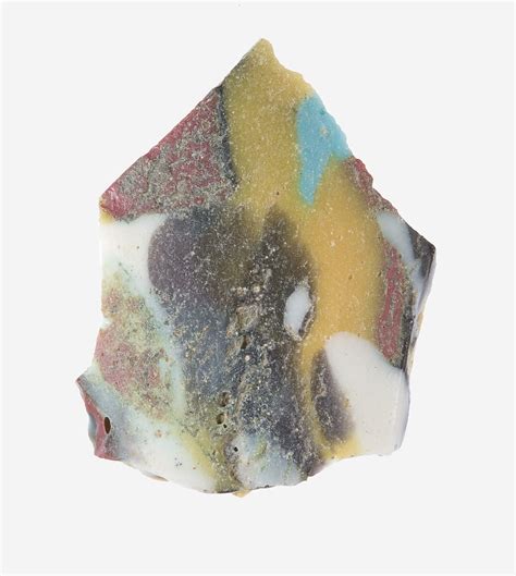 Fragment Of A Dish Of Polychrome Mosaic Glass New Kingdom The Metropolitan Museum Of Art