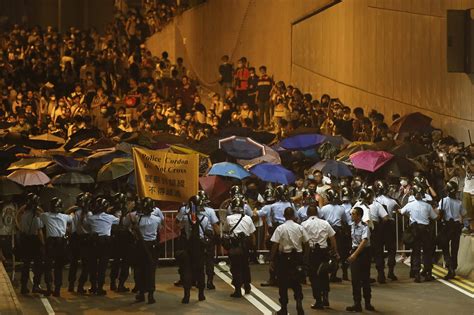 Violent Clashes Between Police And Demonstrators Erupt In Hong Kong