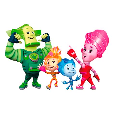 Cartoon Characters Fixiki Png