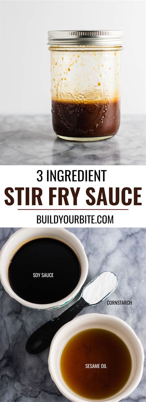 Chop the vegetables into large pieces. 3 ingredient homemade stir fry sauce recipe made with soy ...