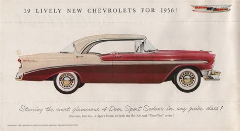 Gm 1956 Chevrolet Sales Brochure