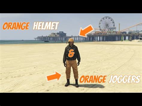 How To Get Orange Bulletproof Helmet And Orange Joggers In Gta Online