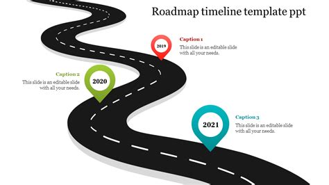Roadmap Timeline Ppt Template Contoh Gambar Template