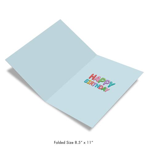Buy Nobleworks 1 Happy Birthday Greeting Card Jumbo 85 X 11 Inch