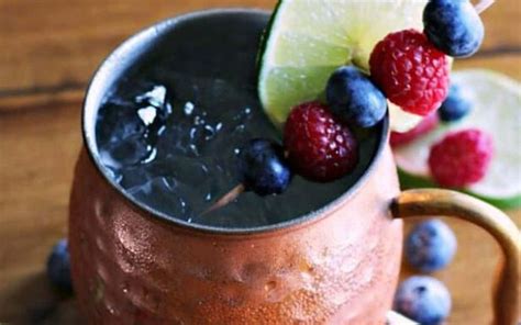 Cowgirl Cocktail Mixed Berry Moscow Mule Cowgirl Magazine Berries Disney Movie Night