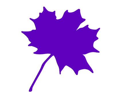Purple Leaf Clip Art At Vector Clip Art Online Royalty