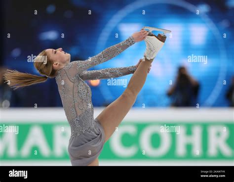 Figure Skater Maria Sotskova Of Russia Performs During The Ladies Free