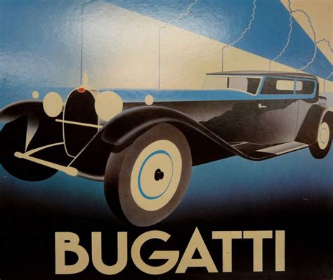 Art Deco Car Art Deco Car Automotive Art Vintage Poster Art