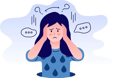 Anxiety Disorder Illustration PNG