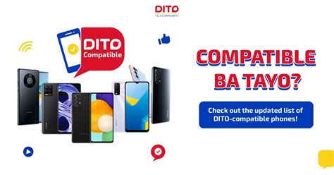 List Of Dito Compatible Phones