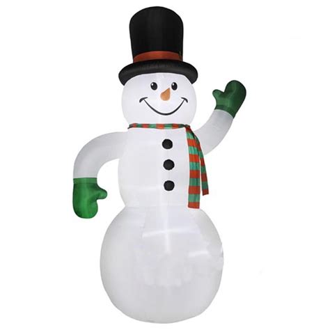 20 Gemmy Airblown Inflatable Giant Snowman W Top Hat