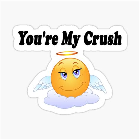 Youre My Crush Sticker For Sale By Xghambo Redbubble
