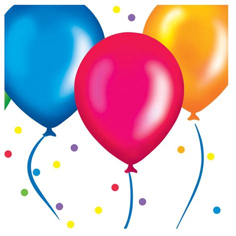 Happy Birthday Balloons Png Clip Art Library