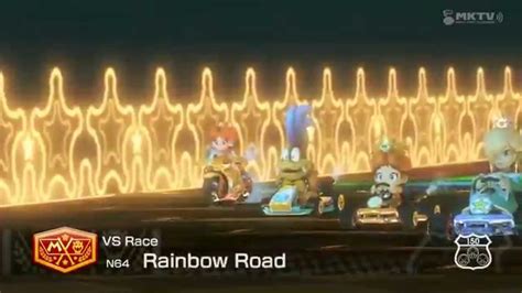 Mario Kart 8 Highlights Reel N64 Rainbow Road Youtube