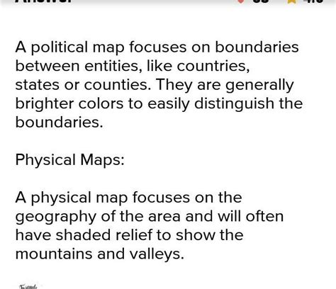 Difference Between Physical Map And Political Map Class Design Talk