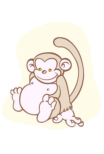 140 Fat Monkey Cartoon Illustrations Royalty Free Vector Graphics