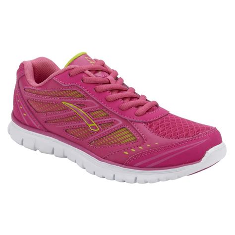 La Gear Womens Athletic Running Shoes Lightning Pink Lace Up Size 75