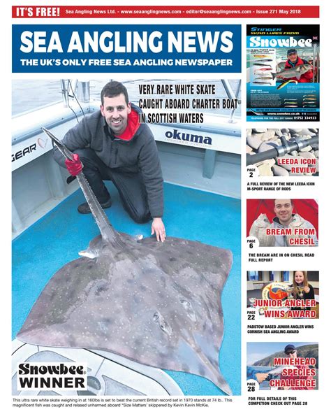 Sea Angling News May By Seaanglingnews Issuu