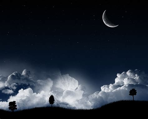 4563776 Night Moon Sky Moonlight Clouds Rare Gallery Hd Wallpapers