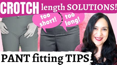 How To Easily Adjust Crotch Length On Pants Fit Issues Lets Sew Easy