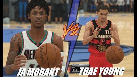 Ja Morant Vs Trae Young Ranked Online Nba 2k20 Gameplay Ps4 Pro
