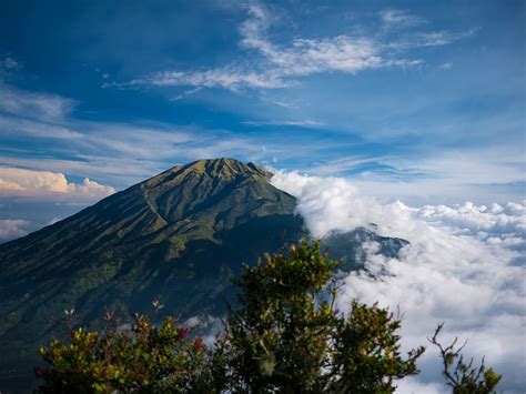 Indonesia Gunung Merapi Langit Jawa Awan Merbabu Merapi Gunung