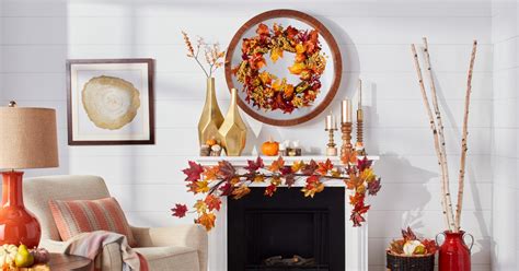 Fireplace Mantel Decor For Fall Decorating Ideas