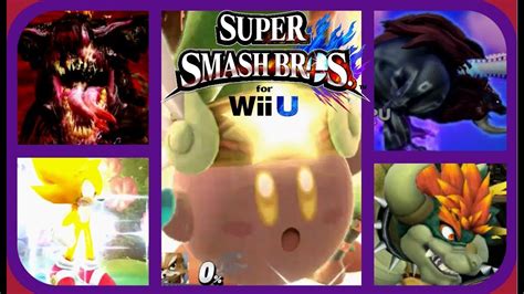 Super Smash Bros For Wii U All Final Smashes Youtube
