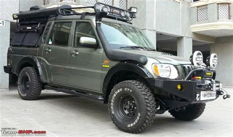 8.09 lakh to 8.35 lakh in india. Modified Mahindra Scorpio | Expedition vehicle, Modified ...