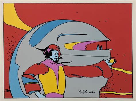 Peter Max Somewhere In Space Peter Max Art Peter Max Serigraph