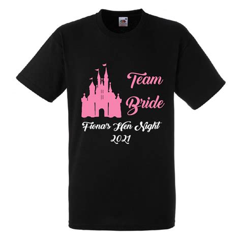Disney Hen Party T Shirt Personalised T Shirts Partyworld