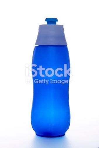 Blue Water Bottle Isolated On A White Background Blue Water Bottles