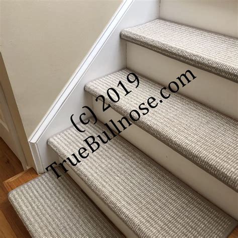 Step 8 attach stair tread using. Rustic Charm Soft Taupe 100% Wool True Bullnose™ Padded ...