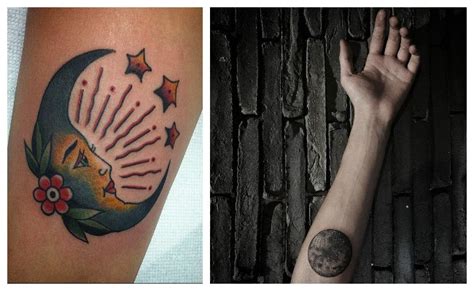 Tatuajes De Lunas Y Significado Lunas Llenas ☽ Pequeñas