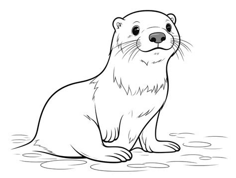 River Otter Coloring Ready To Print Coloring Page