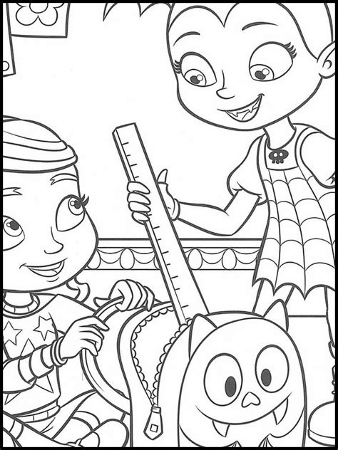 Free Printable Vampirina Coloring Pages Everfreecoloring The Best