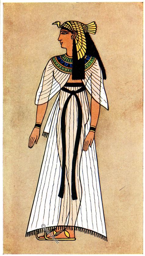 ancient egyptian costume and fashion history decoration and coloring ancient egyptian costume