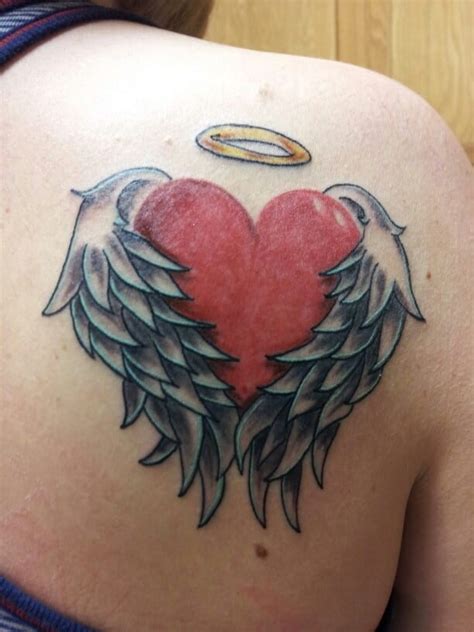 Angel Wing Heart Tattoo - CreativeFan