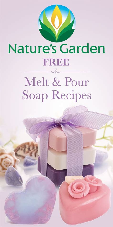 Learn how to make homemade soap without using lye is simpler than you think. Free Melt & Pour Soap Recipes from Natures Garden. Create ...