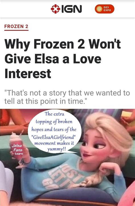 Frozen 2 Elsa Wont Have A Love Interest By Jurassicjinx On Deviantart