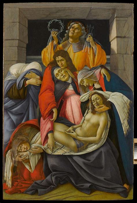 Botticelli S Lamentation Over The Dead Christ Is The Distinguished