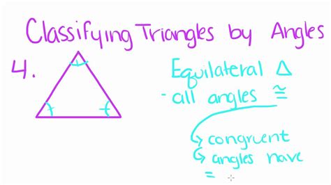 Introduction to Geometry - 6 - Classifying Triangles by Angles - YouTube