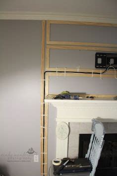 How to mount a tv above a fireplace and hide wires for wall mounted tv. Since we would have to go sideways through the wall studs ...