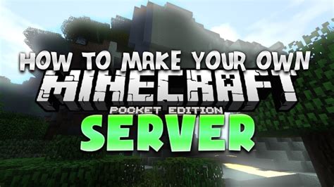 How To Create A Minecraft Pocket Edition Server For Free Youtube