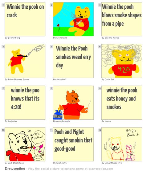 Winnie The Pooh On Crack Drawception