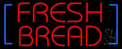 red fresh bread neon sign 13 tall x 32 wide x 3 deep is 100 handcrafted with real glass tube