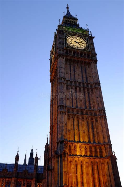The Elizabeth Tower London Uk Home Of Big Ben Stock Photo Image Of