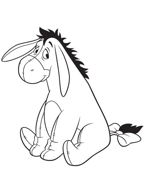Eeyore Coloring Pages Coloring Home